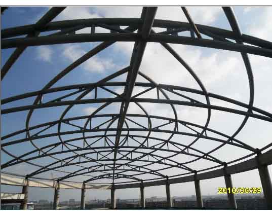 榆林中煤朔州宾馆管桁架工程